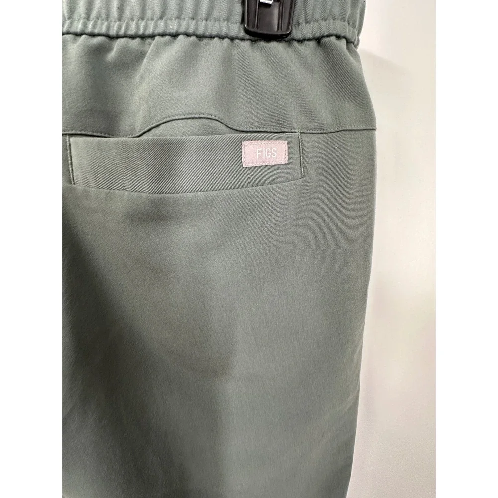 FIGS Tansen Technical Mens Scrub Jogger Pants Graphite‎ Green Small MXXSW2004